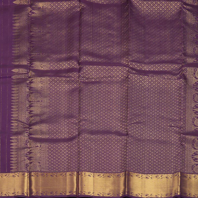Hayagrivas Handloom Purple Kanjivaram Silk Saree KSBF528G1-3