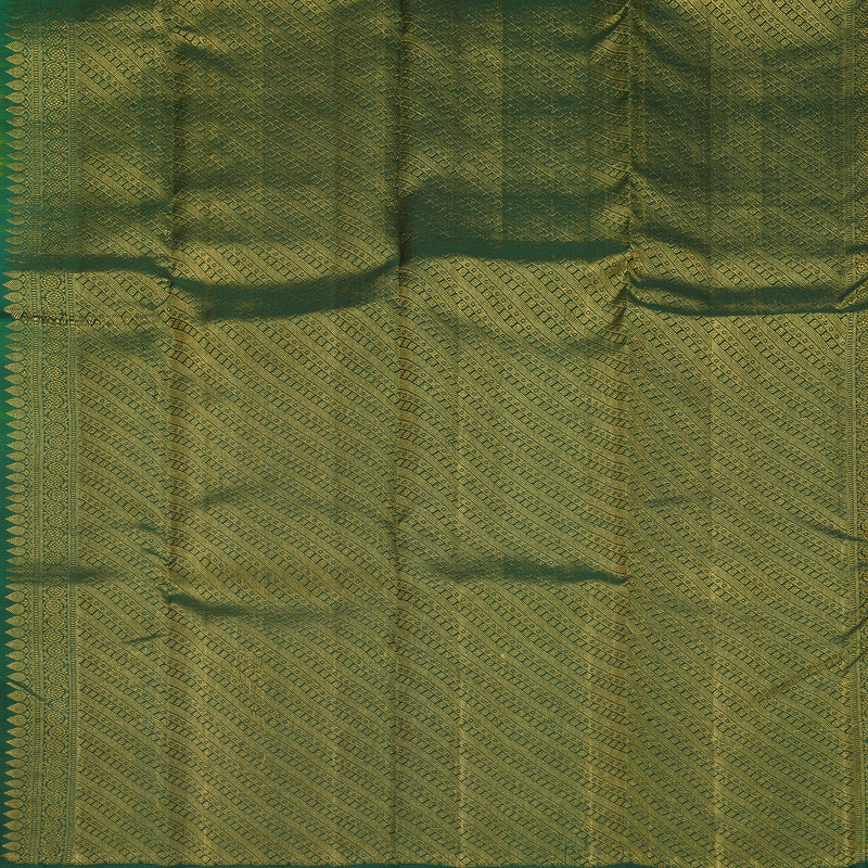 Hayagrivas Handloom Mustard Yellow Kanjivaram Silk Saree KSBF528G12-6