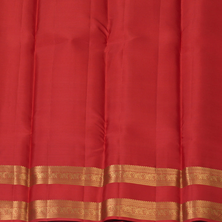 Hayagrivas Handloom Red Kanjivaram Silk Saree KSBF709G6-2