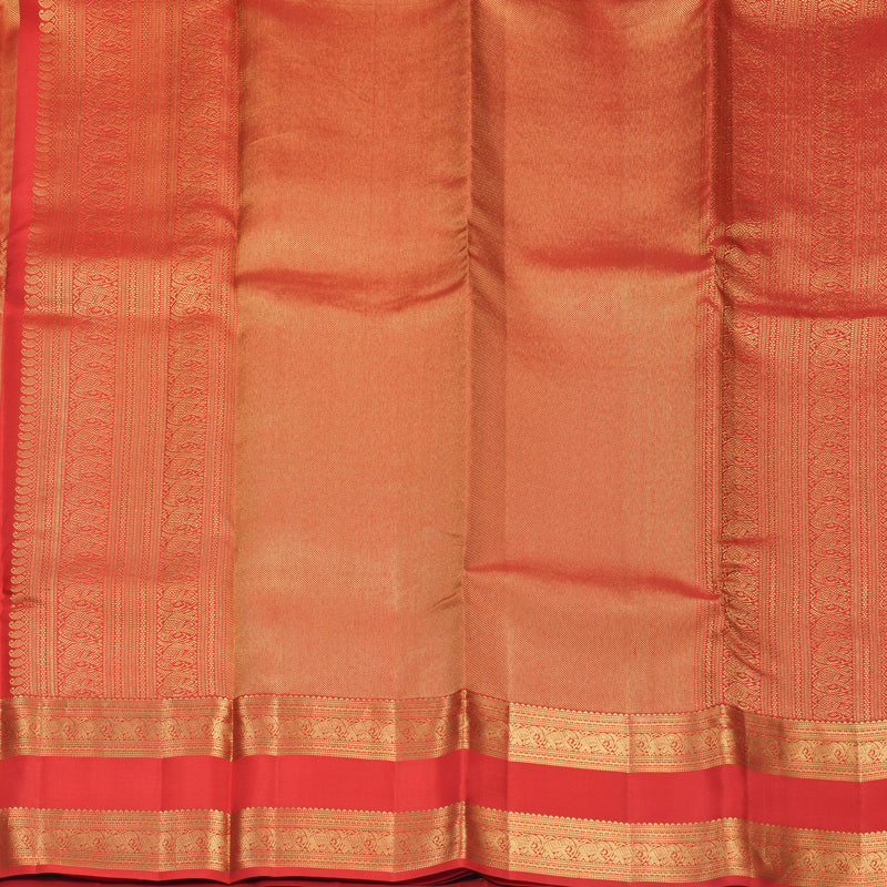 Hayagrivas Handloom Red Kanjivaram Silk Saree KSBF709G6-2