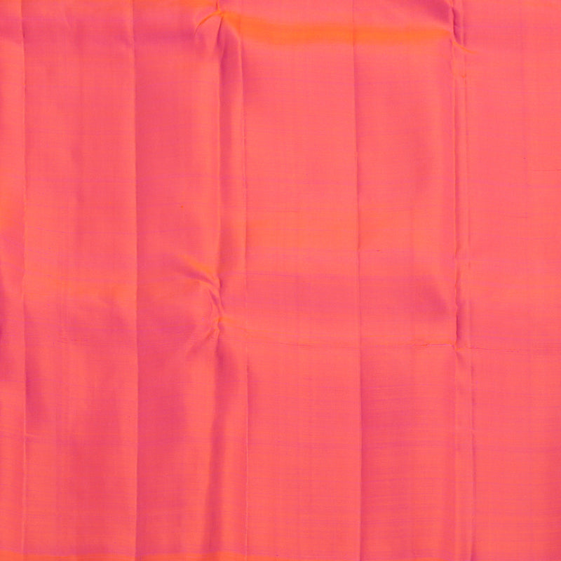 Hayagrivas Handloom Orangish-Pink Kanjivaram Silk Saree KSBF716G9-6