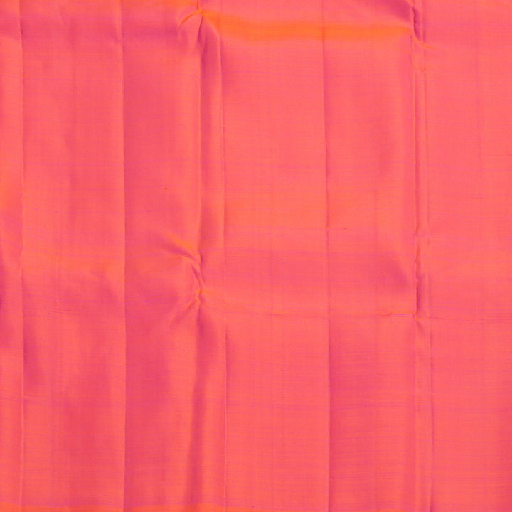 Hayagrivas Handloom Orangish-Pink Kanjivaram Silk Saree KSBF716G9-6