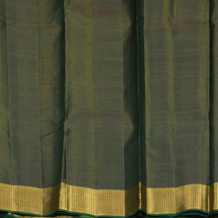Hayagrivas Handloom Karum Pachai Kanjivaram Silk Saree KSBF853H1-1