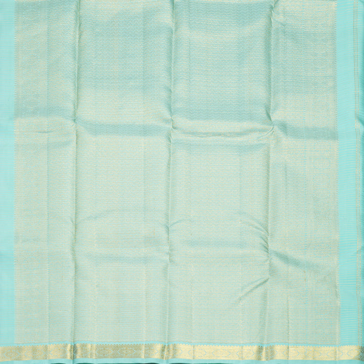 Hayagrivas Handloom Ice Blue Kanjivaram Silk Saree KSBF857H10-1