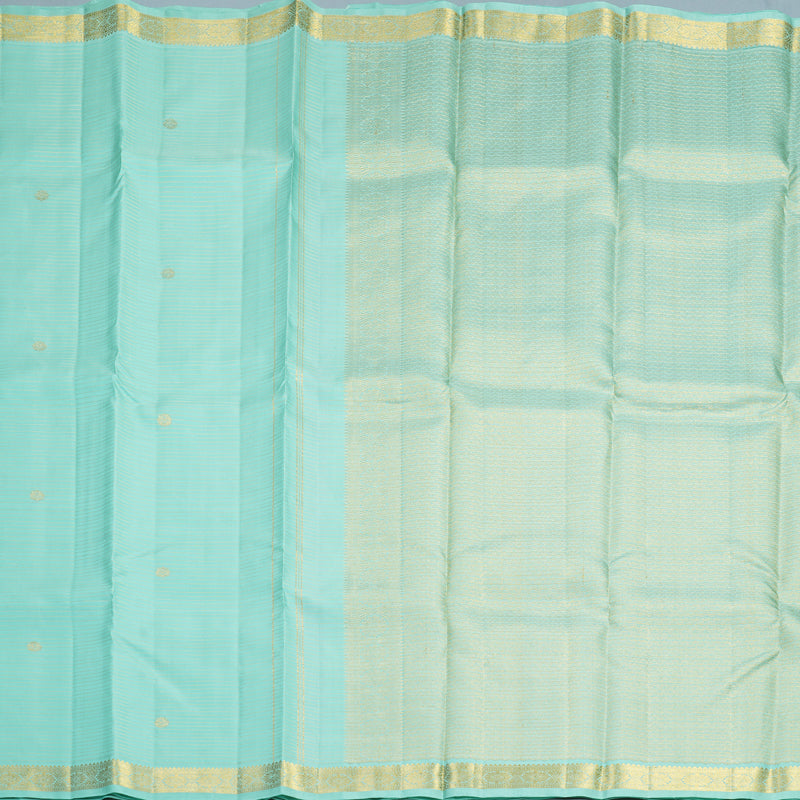 Hayagrivas Handloom Ice Blue Kanjivaram Silk Saree KSBF857H10-1