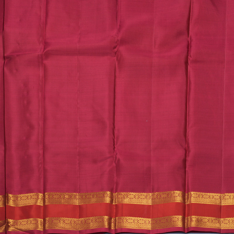 Hayagrivas Handloom Manthalir Kanjivaram Silk Saree with Maroon Border KSBF857H4-3