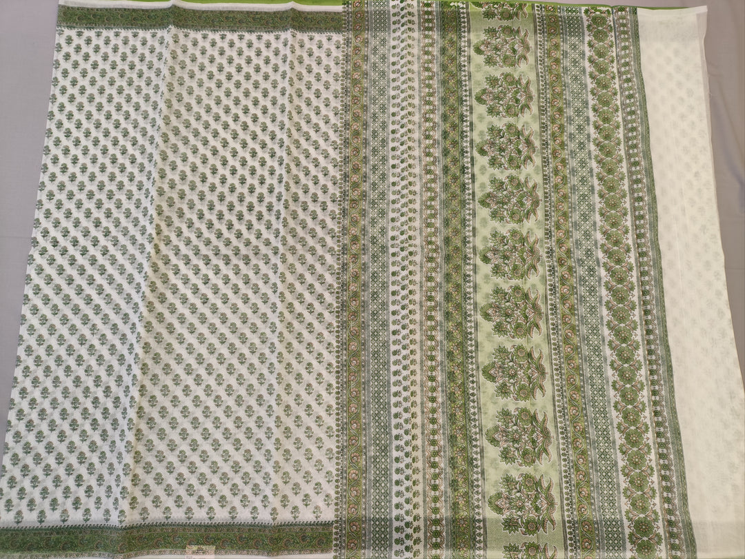 Hayagrivas Half-White Kota Cotton Saree KBF323E2-7