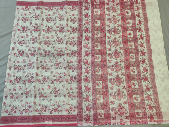 Hayagrivas Half-White Kota Cotton Saree KBF323E2-10
