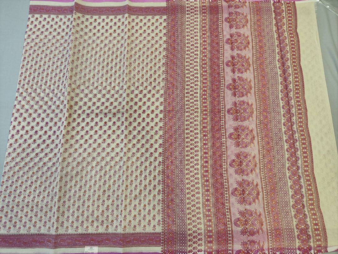Hayagrivas Beige Kota Cotton Saree KBF323E1-6