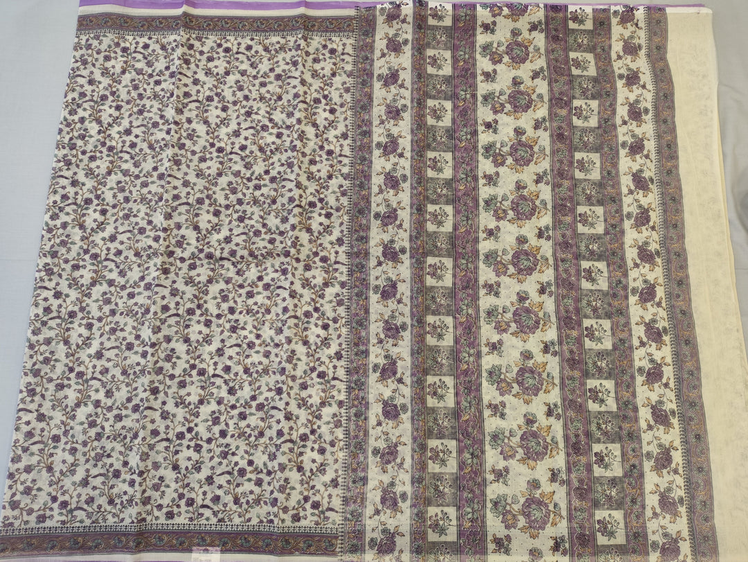 Hayagrivas Beige Kota Cotton Saree KBF323E1-9