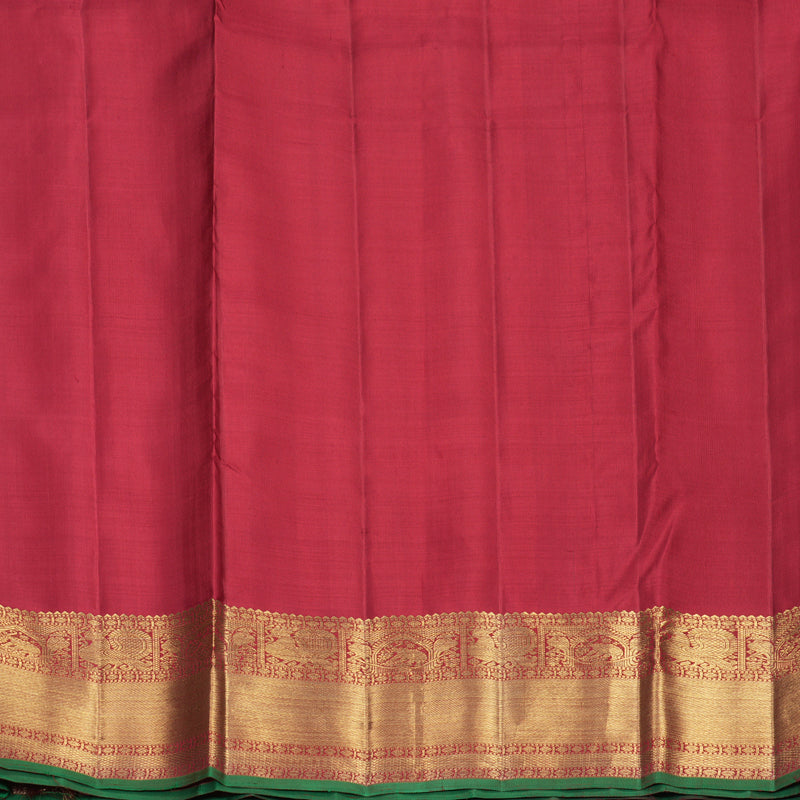 Hayagrivas Handloom Maroon Ten Yards Silk Saree SSBFL392J1-1-BF392-SBS
