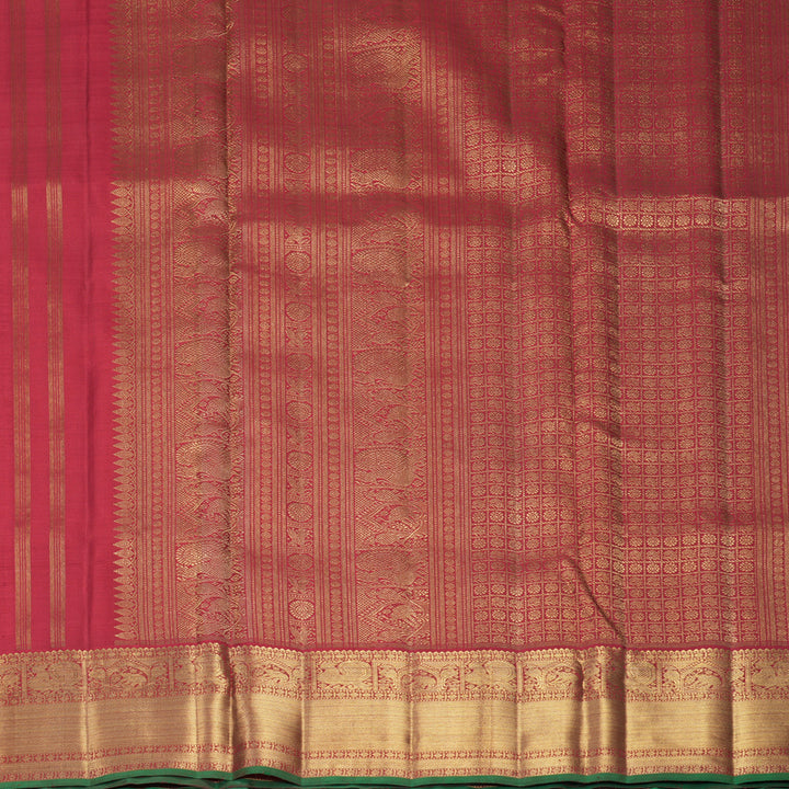 Hayagrivas Handloom Maroon Ten Yards Silk Saree SSBFL392J1-1-BF392-SBS