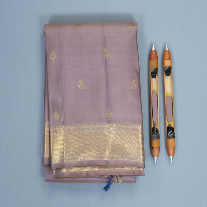 Hayagrivas Handloom Lilac Kanjivaram Silk Saree SSBFL396J1-1-BF396-SBS