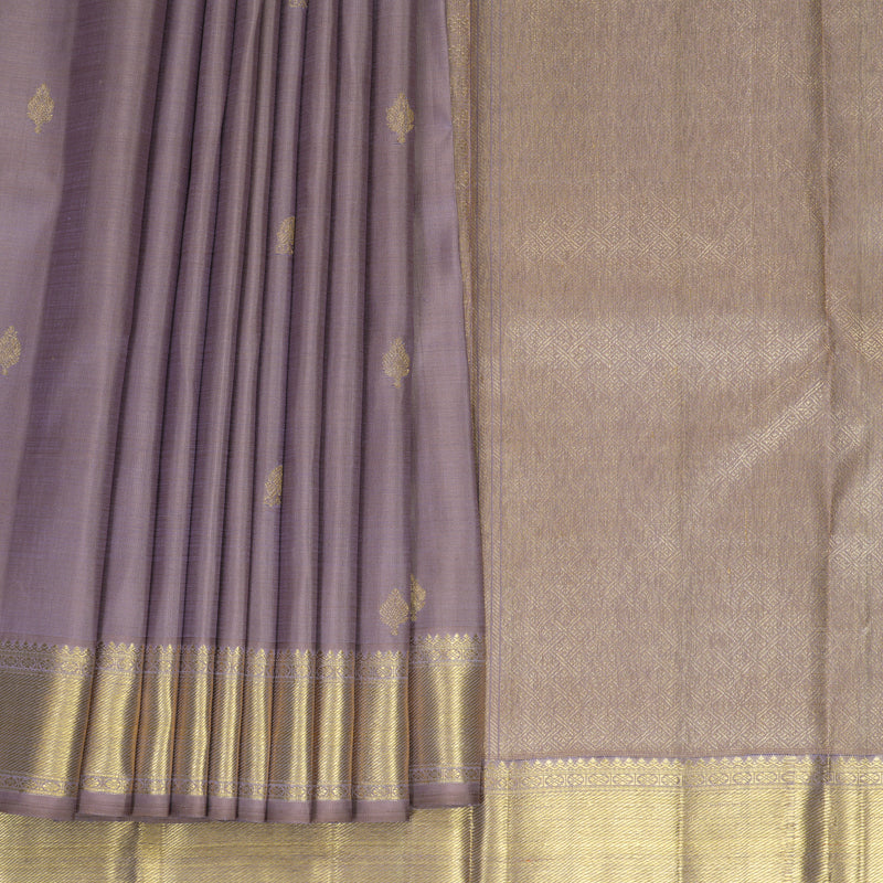 Hayagrivas Handloom Lilac Kanjivaram Silk Saree SSBFL396J1-1-BF396-SBS