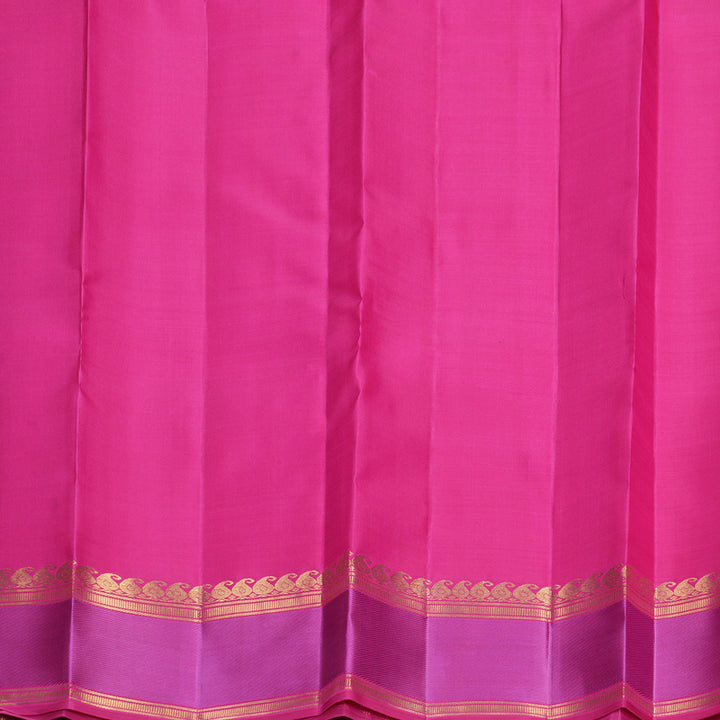 Hayagrivas Handloom Rani Pink Kanjivaram Silk Saree SSBFL398J1-1-BF398-SBS