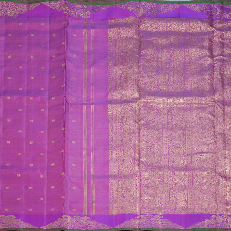 Hayagrivas Handloom Purple Ten Yards Silk Saree SSBFL400J1-1-BF400-SBS