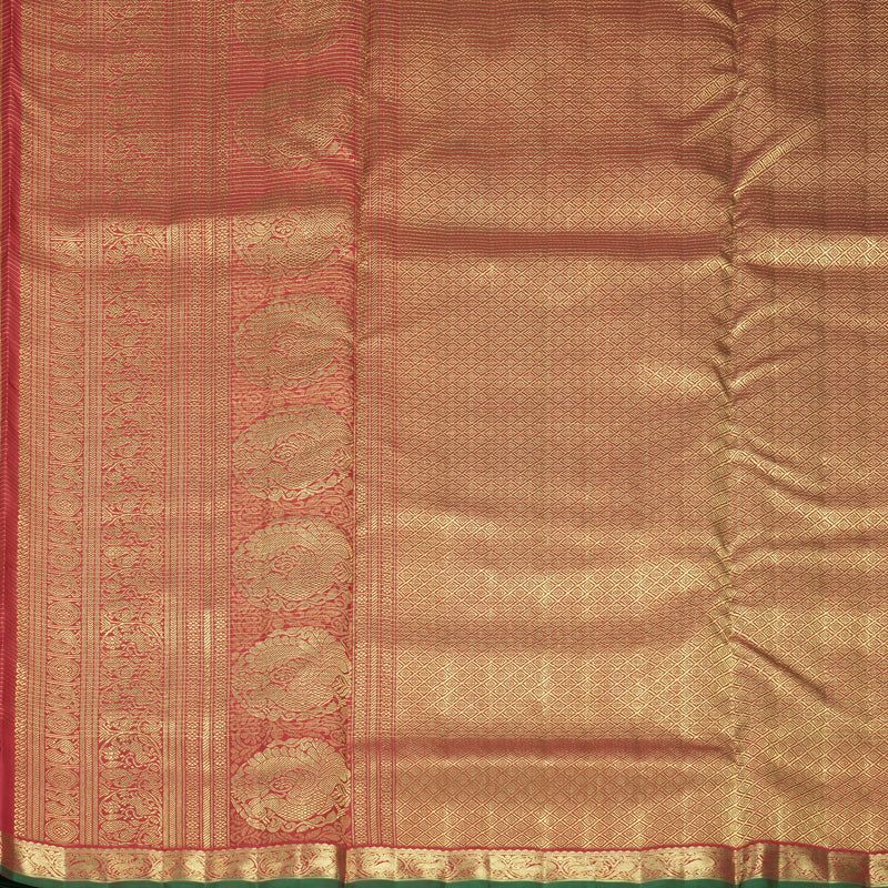 Hayagrivas Handloom Maroon Ten Yards Silk Saree SSBFL401J1-1-BF401-SBS