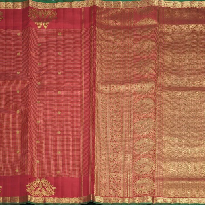 Hayagrivas Handloom Maroon Ten Yards Silk Saree SSBFL401J1-1-BF401-SBS