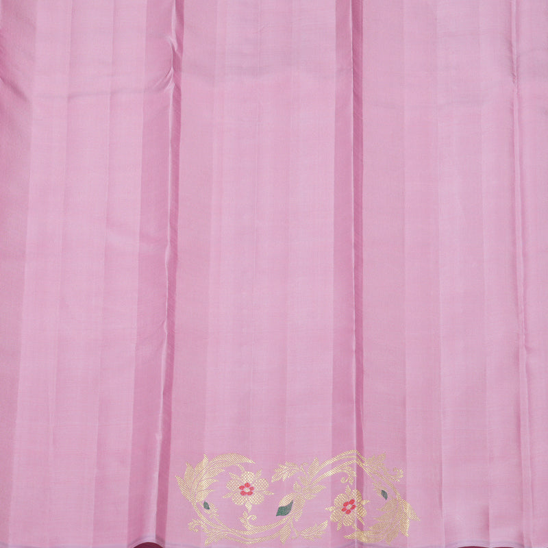 Hayagrivas Handloom Lavender-Pink Kanjivaram Silk Saree SSBFL402J1-1-BF402-SBS