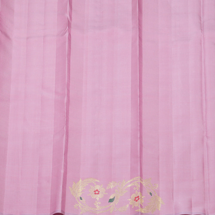 Hayagrivas Handloom Lavender-Pink Kanjivaram Silk Saree SSBFL402J1-1-BF402-SBS