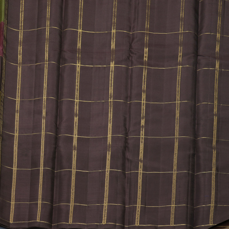 Hayagrivas Handloom Multicolour Checks Kanjivaram Silk Saree SSBFL403J1-1-BF403-SBS
