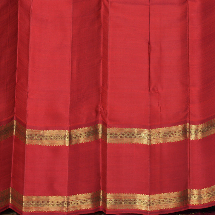 Hayagrivas Handloom Manthalir Kanjivaram Silk Saree with Red Border SSBFL408J1-1-BF408-SBS