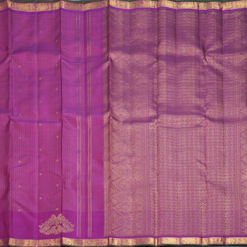 Hayagrivas Handloom Purple Kanjivaram Silk Saree SSBFL411J1-1-BF411-SBS