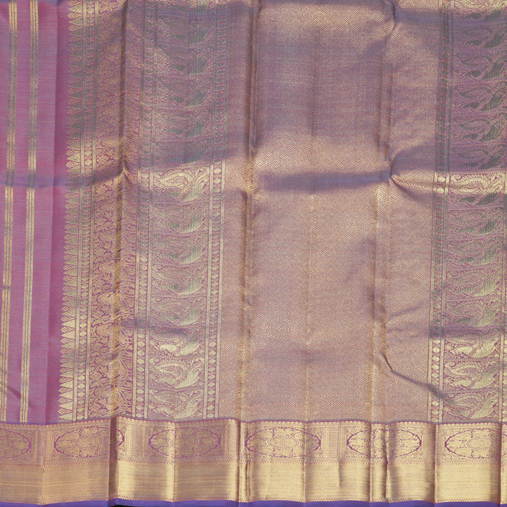 Hayagrivas Handloom Rustic Purple Kanjivaram Silk Saree SSBFL414J1-1-BF414-SBS