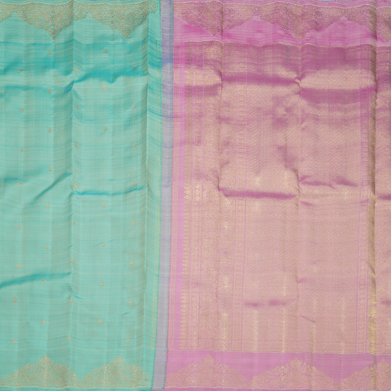 Hayagrivas Handloom Pastel Green Kanjivaram Silk Saree SSBFL416J1-1-BF416-SBS