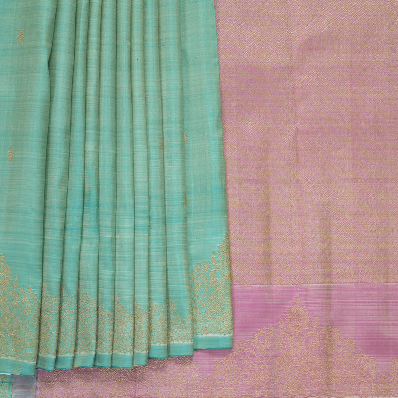 Hayagrivas Handloom Pastel Green Kanjivaram Silk Saree SSBFL416J1-1-BF416-SBS