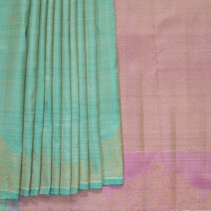 Hayagrivas Handloom Pastel Green Kanjivaram Silk Saree SSBFL416J1-1-BF416-SBS