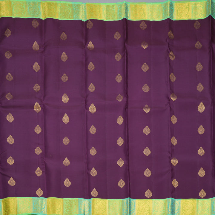 Hayagrivas Handloom Nagapazham Kanjivaram Silk Saree with Multicolour Border SSCBF105G11-19