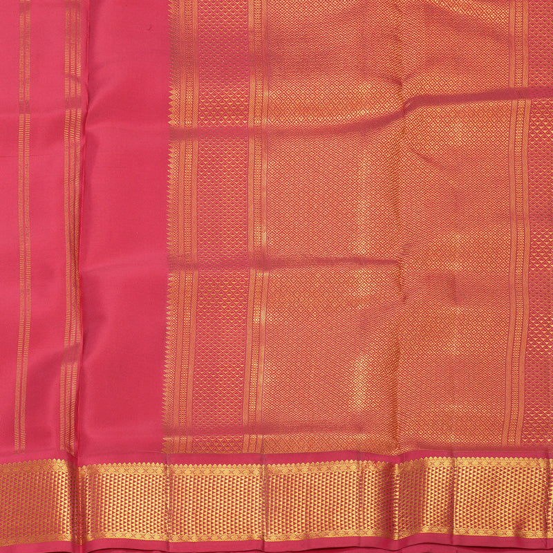 Hayagrivas Handloom Mambazham Orange Ten Yards Silk Saree SSCBF105G6-1