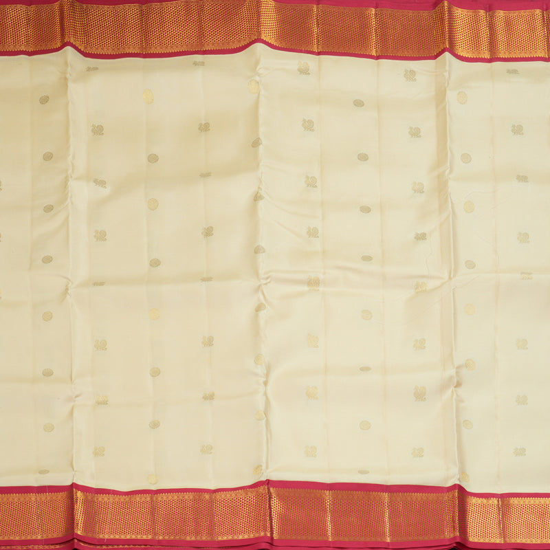Hayagrivas Handloom Sandal Ten Yards Silk Saree SSCBF105G6-3