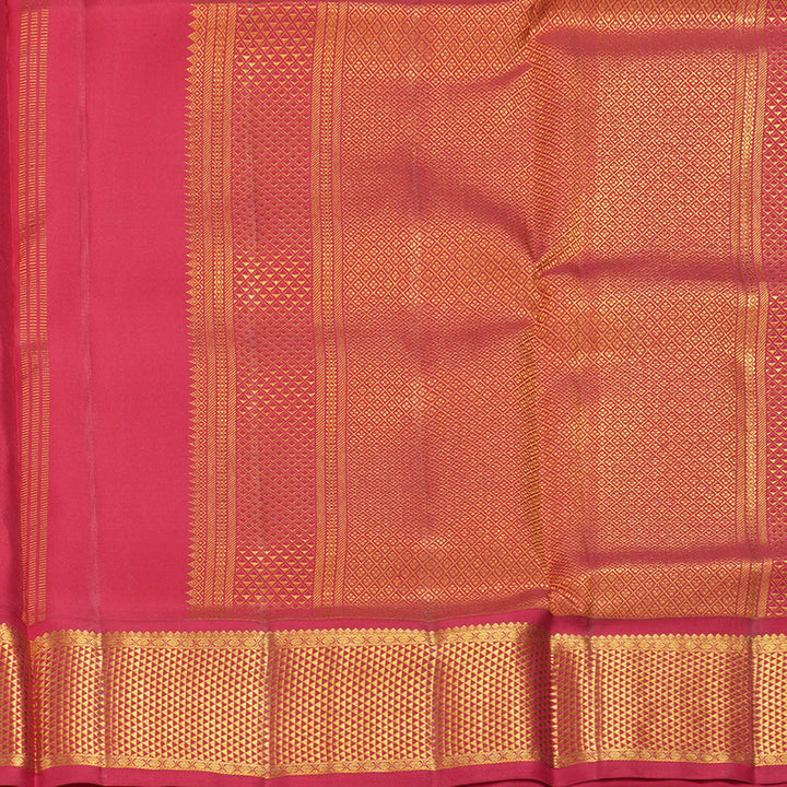 Hayagrivas Handloom Sandal Ten Yards Silk Saree SSCBF105G6-3