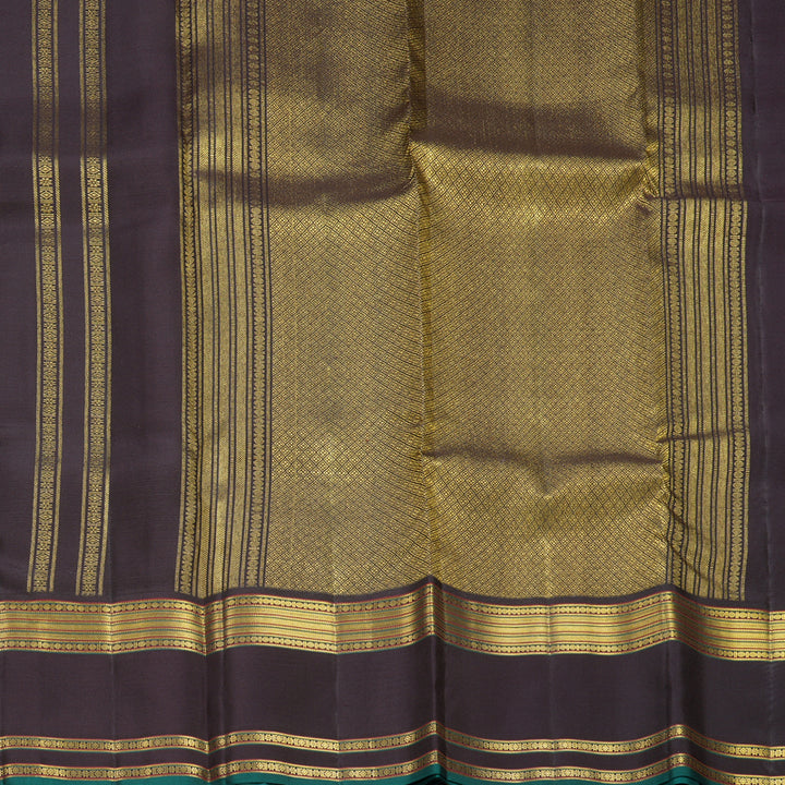 Hayagrivas Handloom Lilac Kanjivaram Silk Saree with Deep Nagapazham Border SSCBF108G1-2