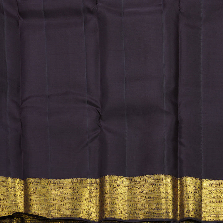Hayagrivas Handloom Golden Yellow Kanjivaram Silk Saree with Deep Nagapazham Border SSCBF108G13-1