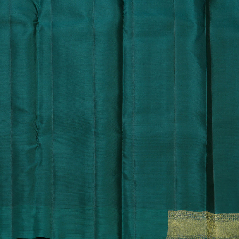 Hayagrivas Handloom Purple Kanjivaram Silk Saree with Dark Green Border SSCBF108G7-2
