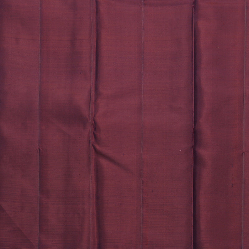 Hayagrivas Handloom Burgundy Kanjivaram Silk Saree SSCBF109G1-1