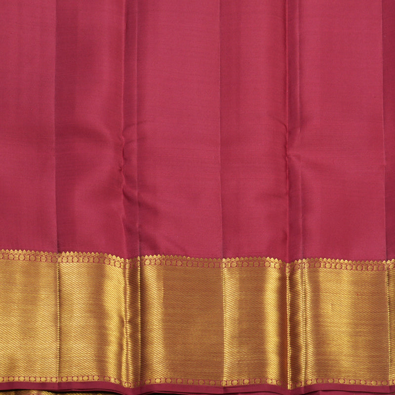 Hayagrivas Handloom Maroon Kanjivaram Silk Saree SSCBF109G11-1