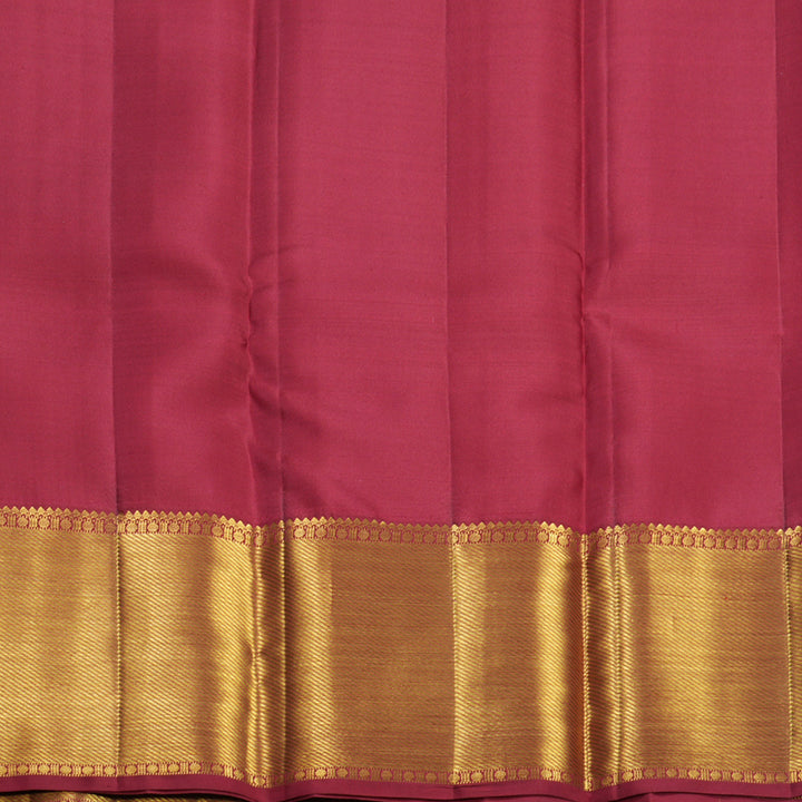 Hayagrivas Handloom Maroon Kanjivaram Silk Saree SSCBF109G11-1