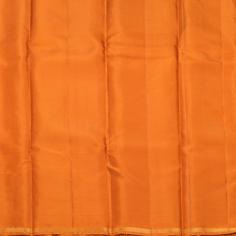 Hayagrivas Handloom Rust Orange Kanjivaram Silk Saree SSCBF109G13-1