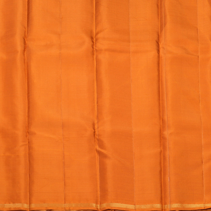 Hayagrivas Handloom Rust Orange Kanjivaram Silk Saree SSCBF109G13-1