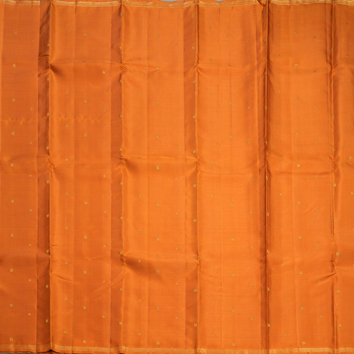 Hayagrivas Handloom Rust Orange Kanjivaram Silk Saree SSCBF109G13-1