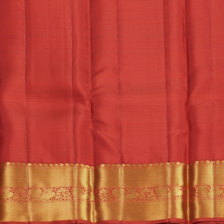 Hayagrivas Handloom Lavender Kanjivaram Silk Saree with Red Border SSCBF109G21-1