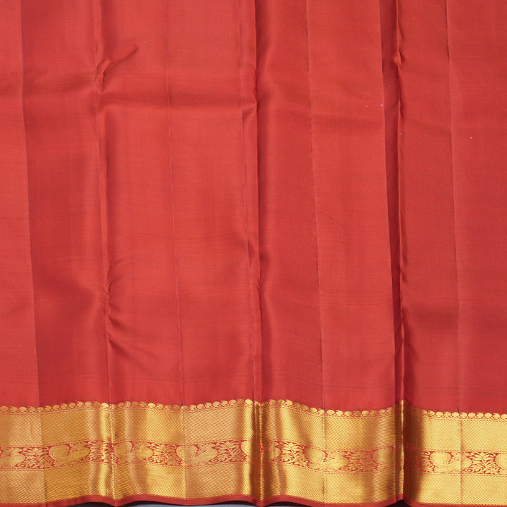 Hayagrivas Handloom Vadamalli Kanjivaram Silk Saree with Red Border SSCBF109G21-2