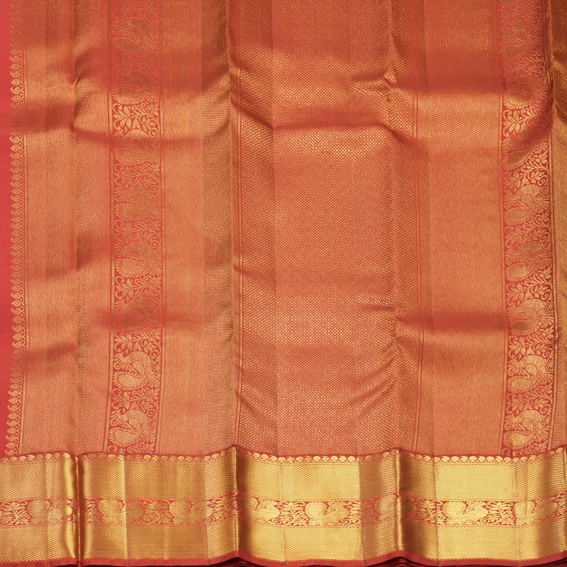 Hayagrivas Handloom Vadamalli Kanjivaram Silk Saree with Red Border SSCBF109G21-2