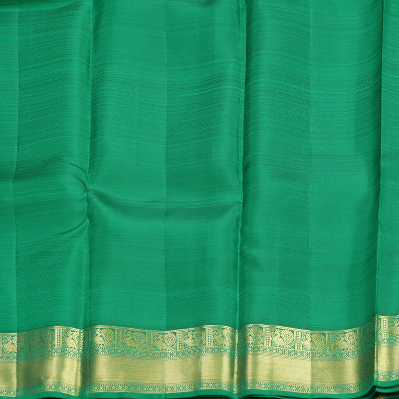 Hayagrivas Handloom Mauve Kanjivaram Silk Saree with Meenakshi Green Border SSCBF109G25-2