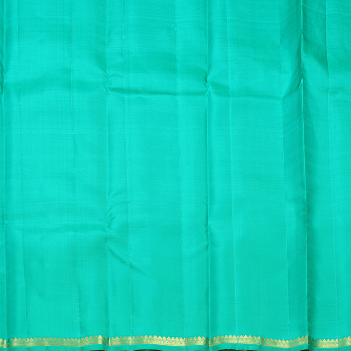 Hayagrivas Handloom Mint Green Kanjivaram Silk Saree SSCBF109G3-1
