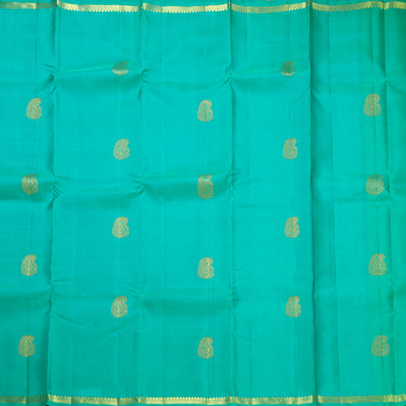 Hayagrivas Handloom Mint Green Kanjivaram Silk Saree SSCBF109G3-1